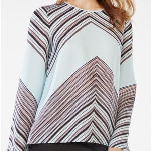 BCBGMAXAZRIA - Long-sleeved Printed Blouse